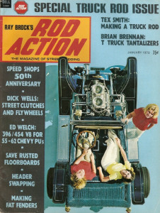 ROD ACTION 1973 JAN - Vol 2 #1, BELL AUTO PARTS, TRUCK HISTORY, TRUCK Spcl